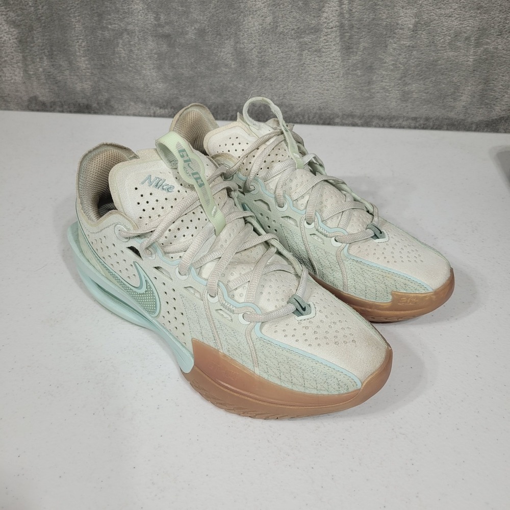 Nike Basketball Shoes Womens Size 6 Green GT Cut 3 Shine Together Low Top